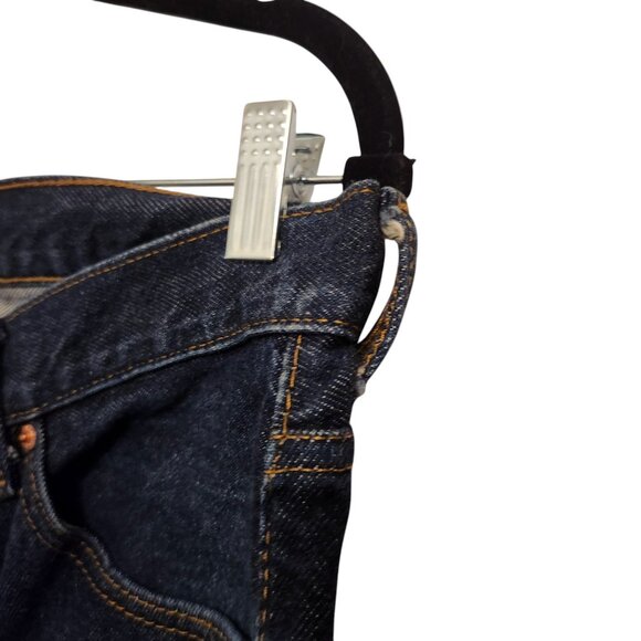 Levi's Blue Denim Straight Leg Jeans Size W 31 / L 34 - Picture 4 of 10